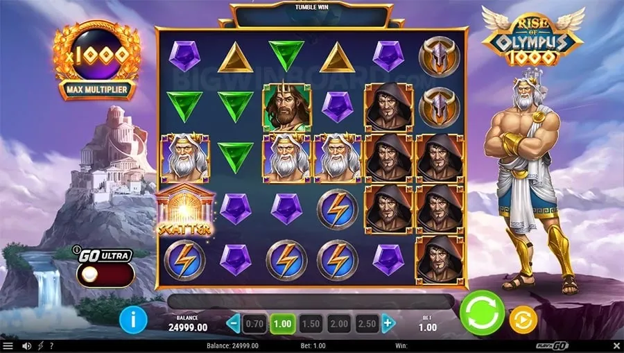 Various payment methods and game provider logos