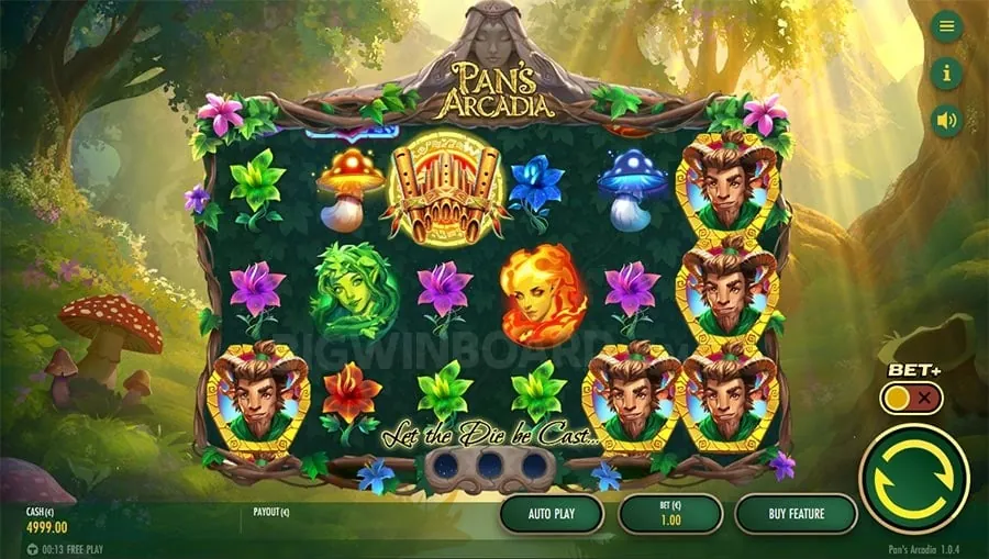 Mobile phone displaying Plus777 Casino games